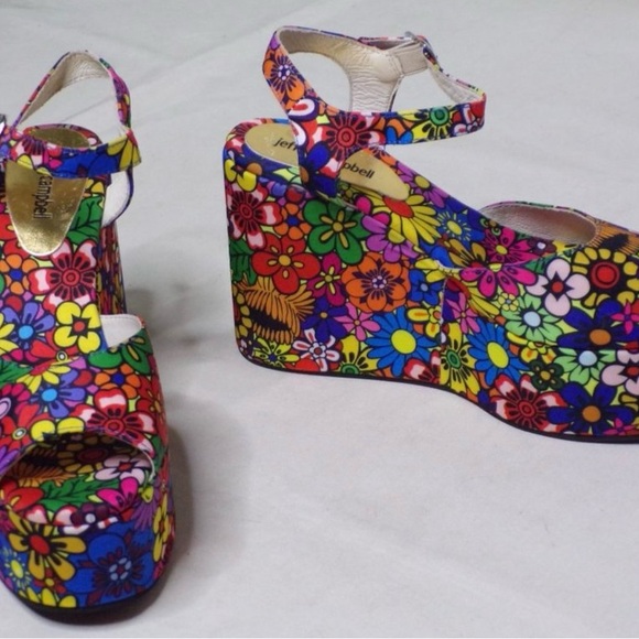 Jeffrey Campbell floral wedge - Picture 2 of 2